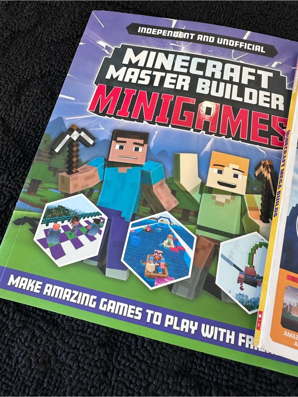 Minecraft Reading Books And Mega Build Tutorial Books, Like New